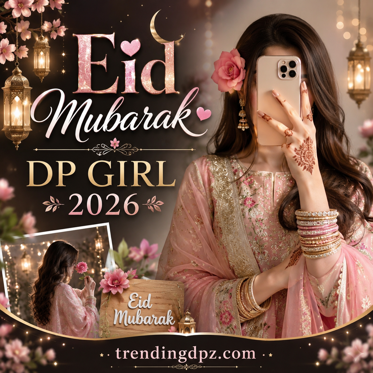 Eid Mubarak dp girl