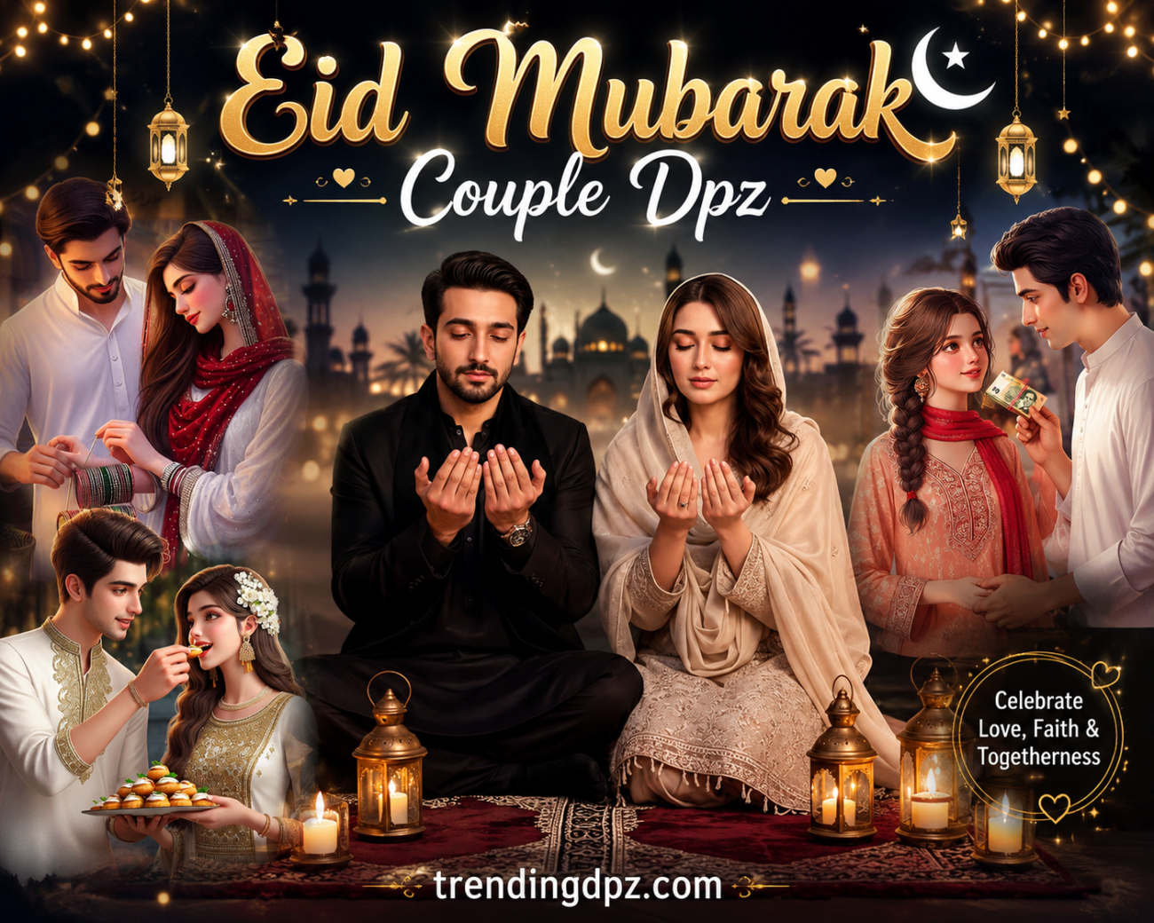 Eid Mubarak Couple Dpz