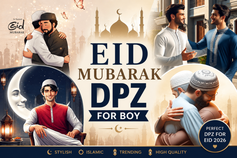 Eid Mubarak dpz for boy